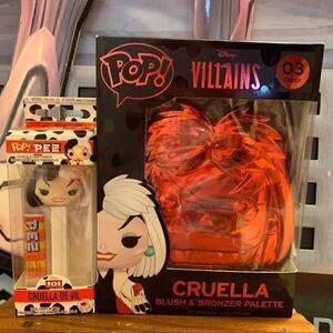 Funko X Disney  Cruella Blush, Bronzer Palette Pez